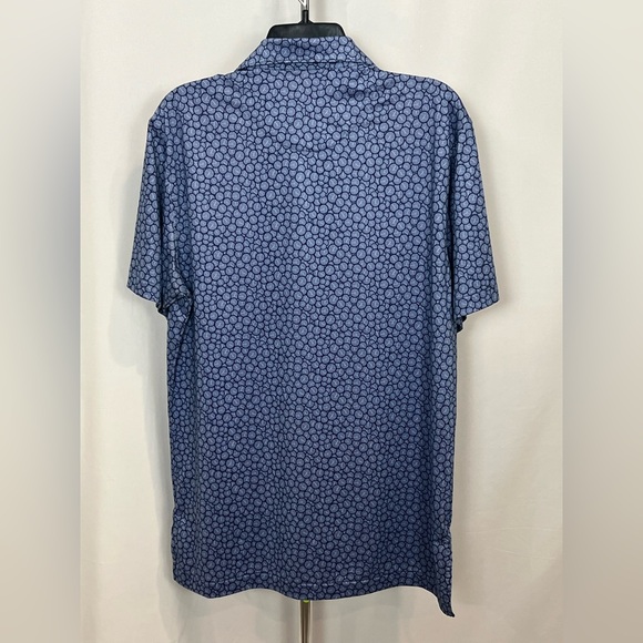 Peter Millar Blue Summer Comfort Speedometer Print Polo - Picture 5 of 15